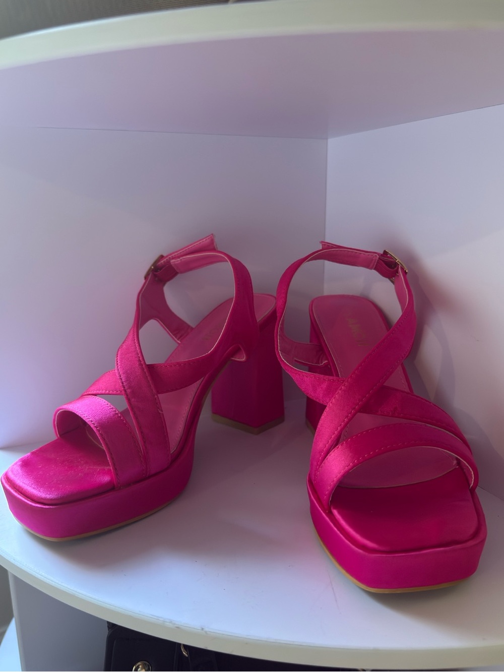 Women’s Hot Pink Platform Sandals